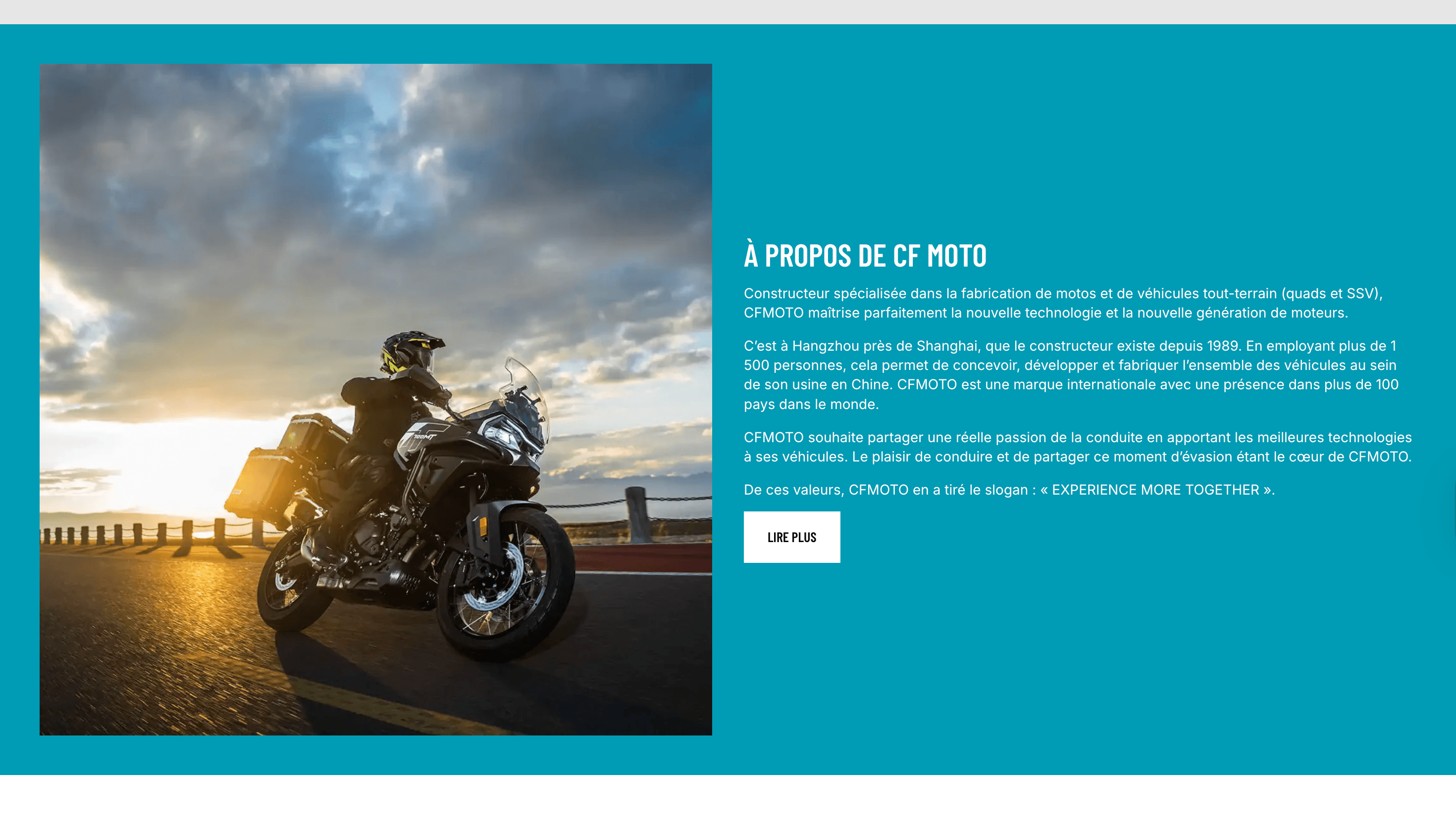 Moto Passion 65 — approche