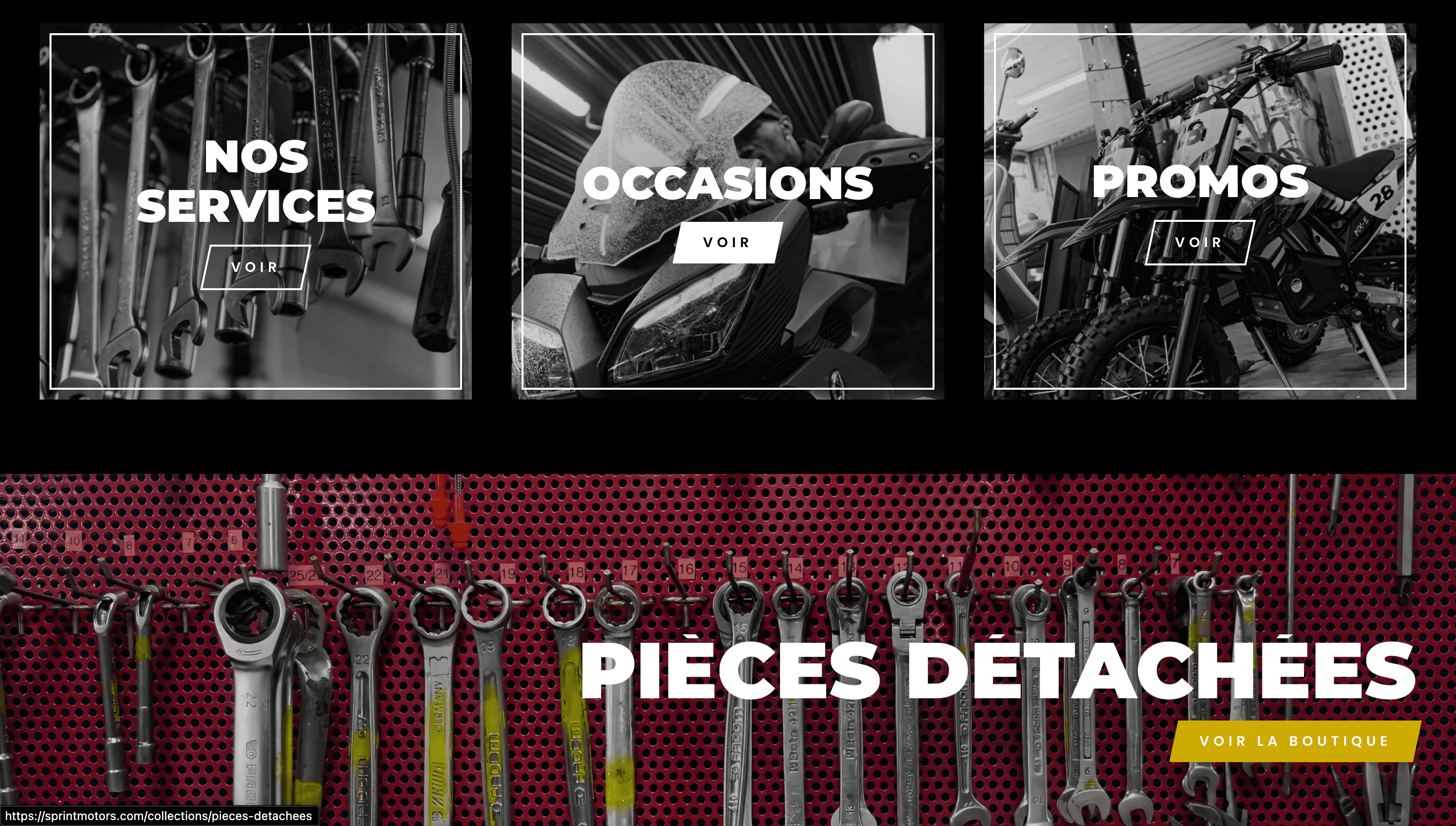 Sprint Motors — approche