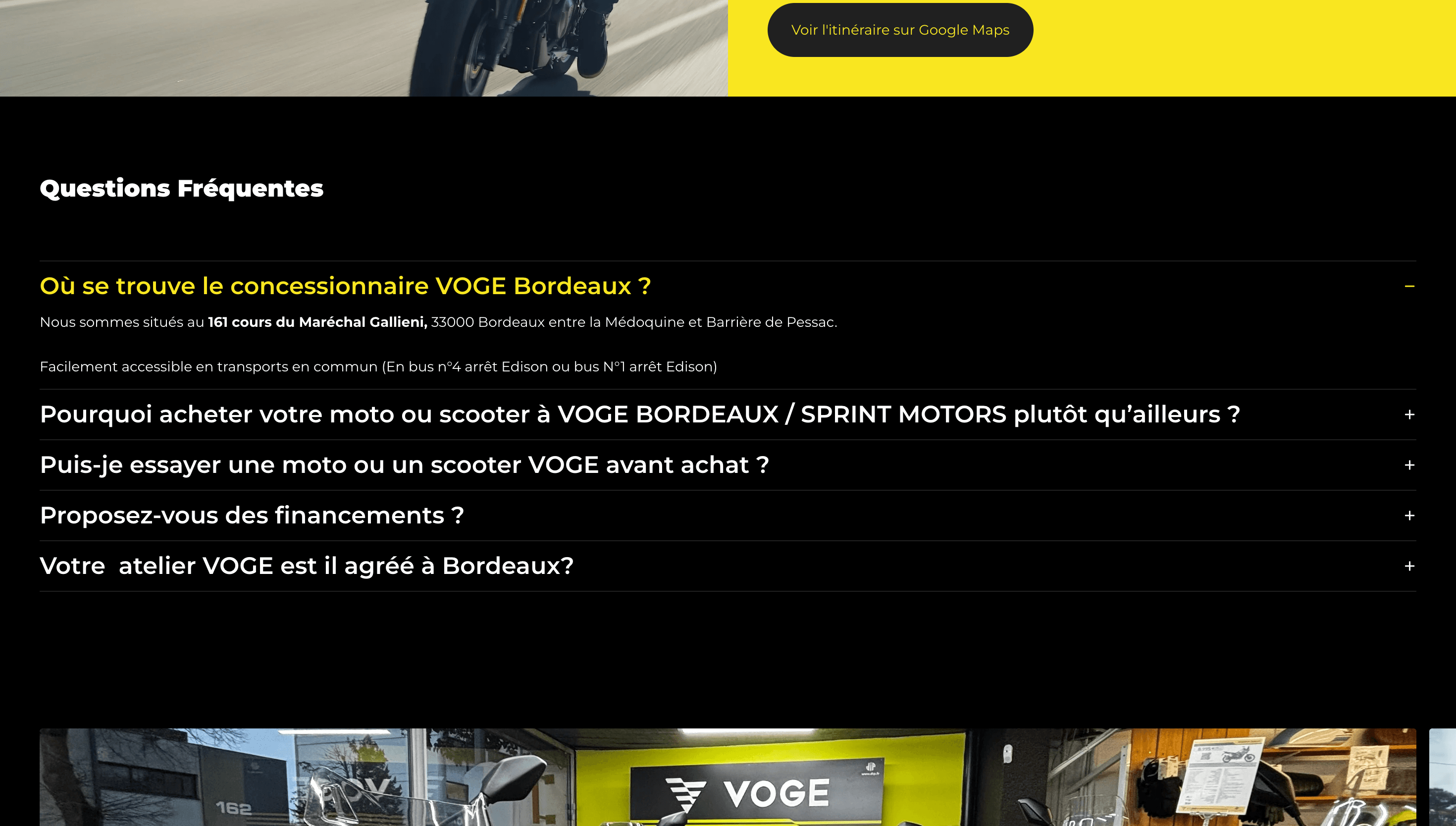Voge Bordeaux — challenge
