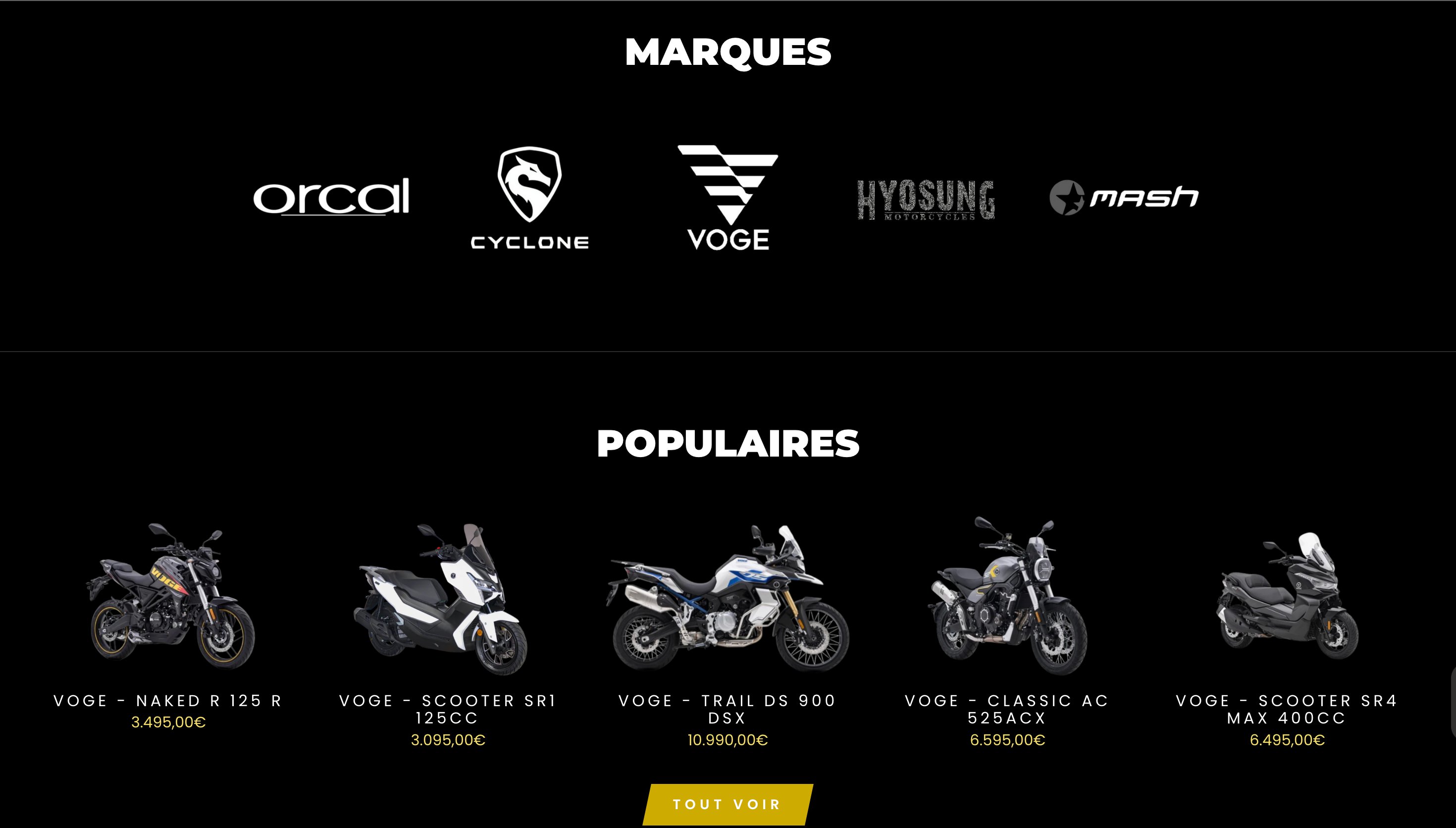 Sprint Motors catalogue